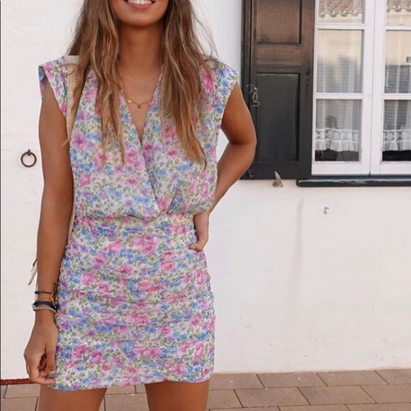 Zara floral mini dress NWT s - Picture 7 of 7